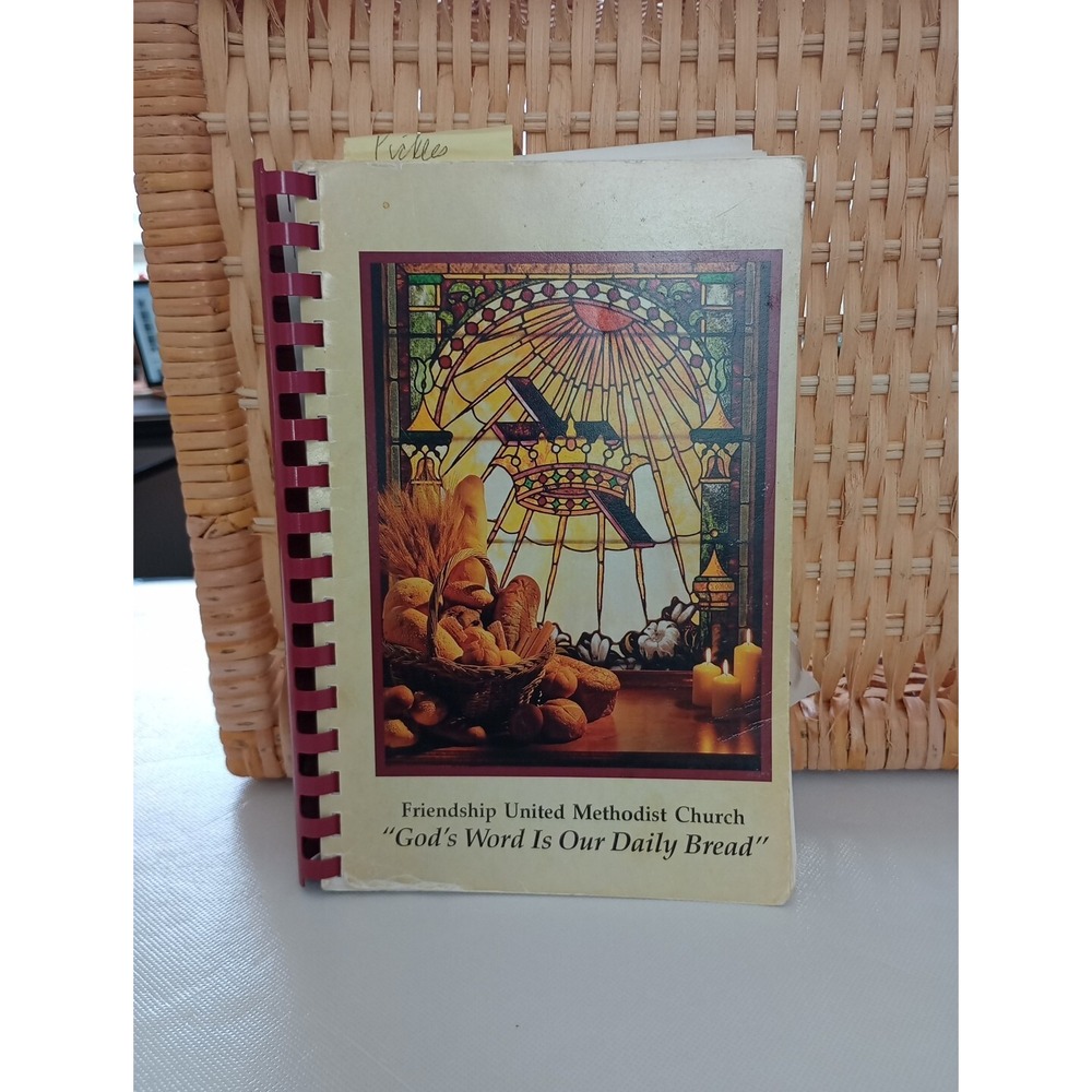 Friendship United Methodist Church Cookbook Spiral Lexington, NC 1994 Vintage